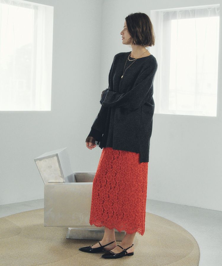 Editt by YECCA VECCA「袖レイヤードソフトニット」|ニット・セーター|