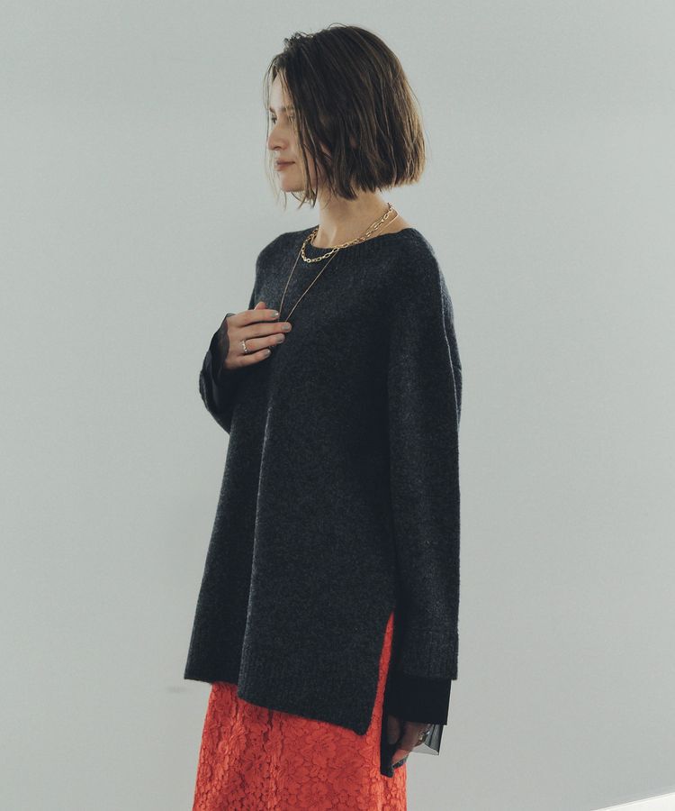 Editt by YECCA VECCA「袖レイヤードソフトニット」|ニット・セーター|