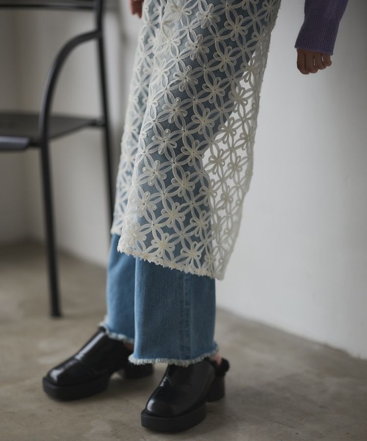 GARAGE OF GOOD CLOTHING「2WAYレース巻きスカート」|スカート|