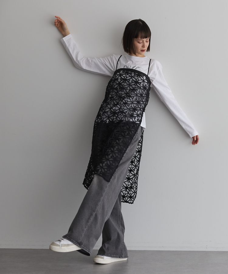 GARAGE OF GOOD CLOTHING「2WAYレース巻きスカート」|スカート|