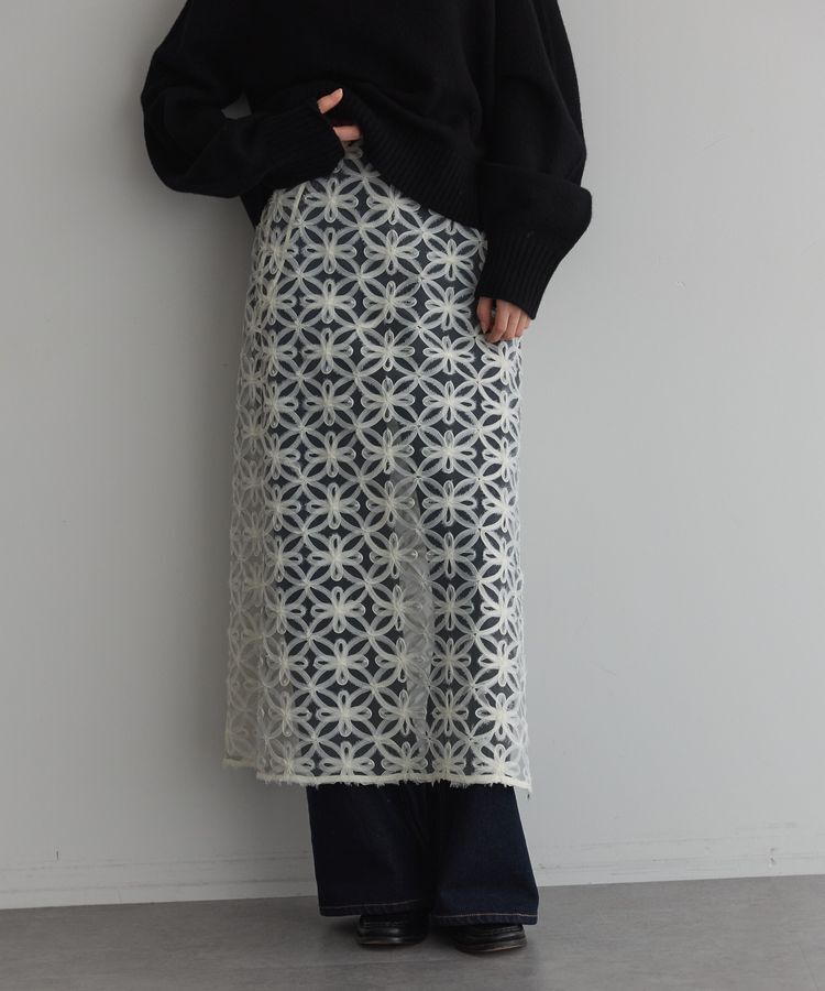 GARAGE OF GOOD CLOTHING「2WAYレース巻きスカート」|スカート|