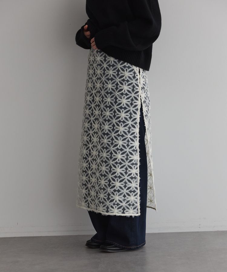 GARAGE OF GOOD CLOTHING「2WAYレース巻きスカート」|スカート|