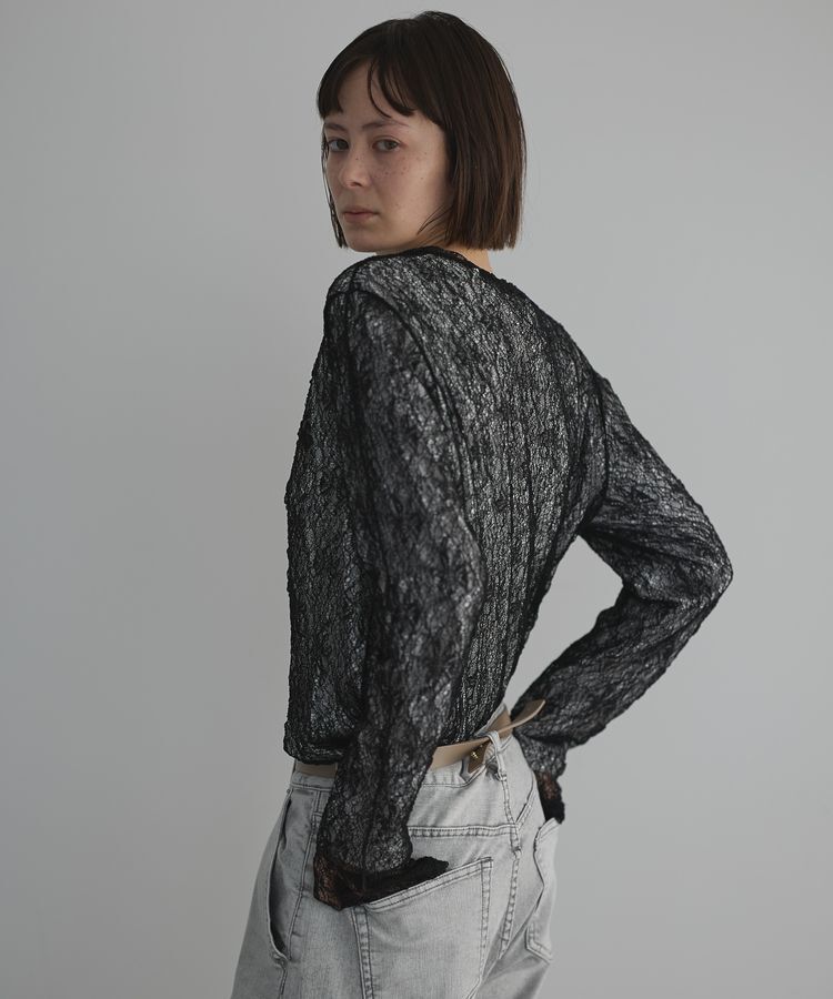 GARAGE OF GOOD CLOTHING「レースクルーネックプルオーバー」|Tシャツ・カットソー|