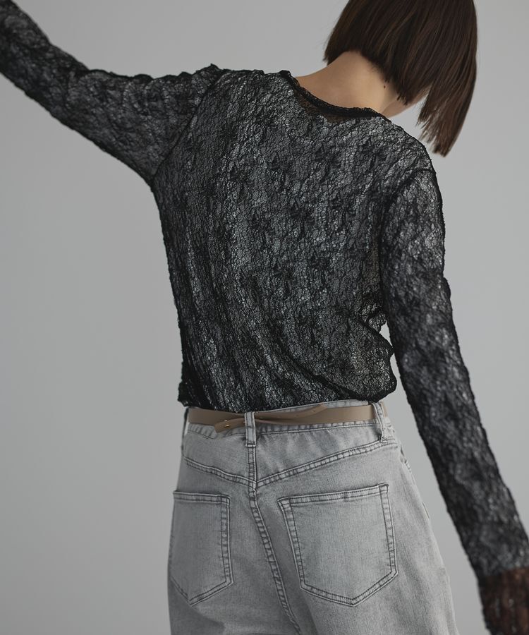 GARAGE OF GOOD CLOTHING「レースクルーネックプルオーバー」|Tシャツ・カットソー|