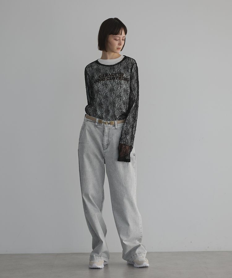 GARAGE OF GOOD CLOTHING「レースクルーネックプルオーバー」|Tシャツ・カットソー|