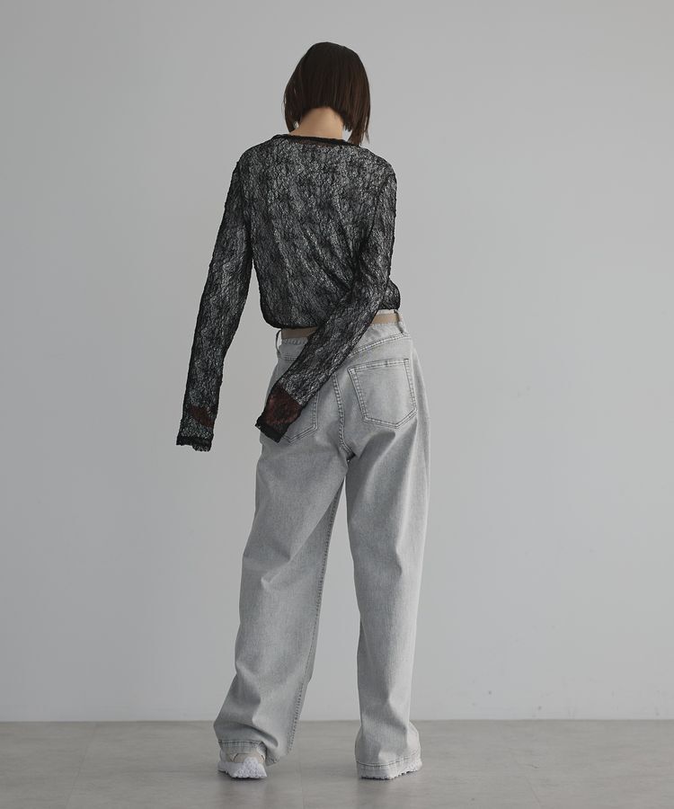 GARAGE OF GOOD CLOTHING「レースクルーネックプルオーバー」|Tシャツ・カットソー|