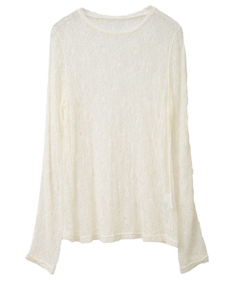 GARAGE OF GOOD CLOTHING「レースクルーネックプルオーバー」|Tシャツ・カットソー|