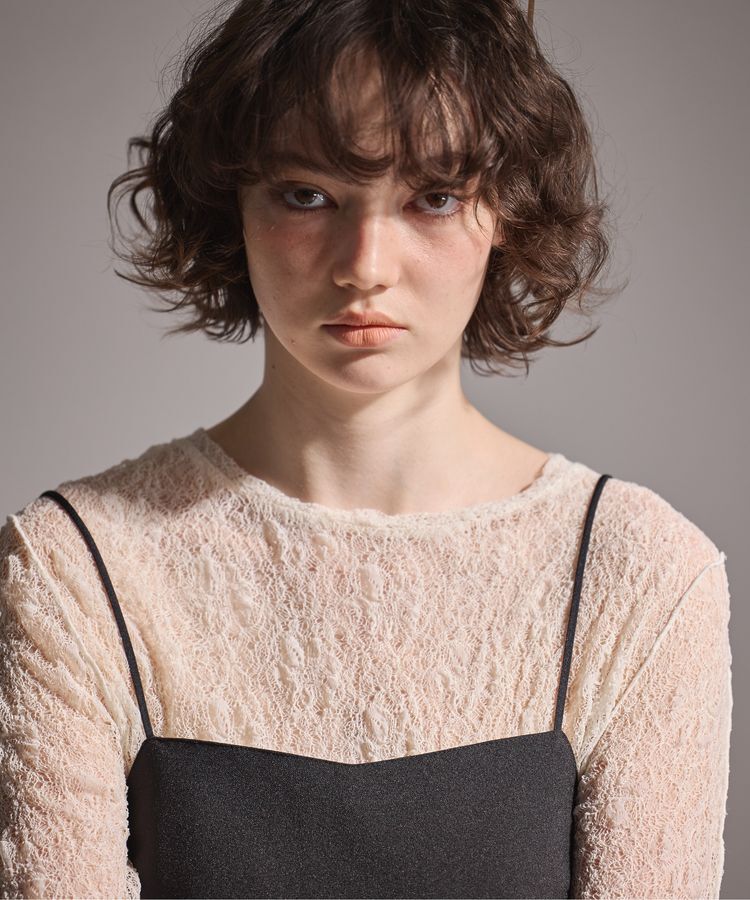 GARAGE OF GOOD CLOTHING「レースクルーネックプルオーバー」|Tシャツ・カットソー|