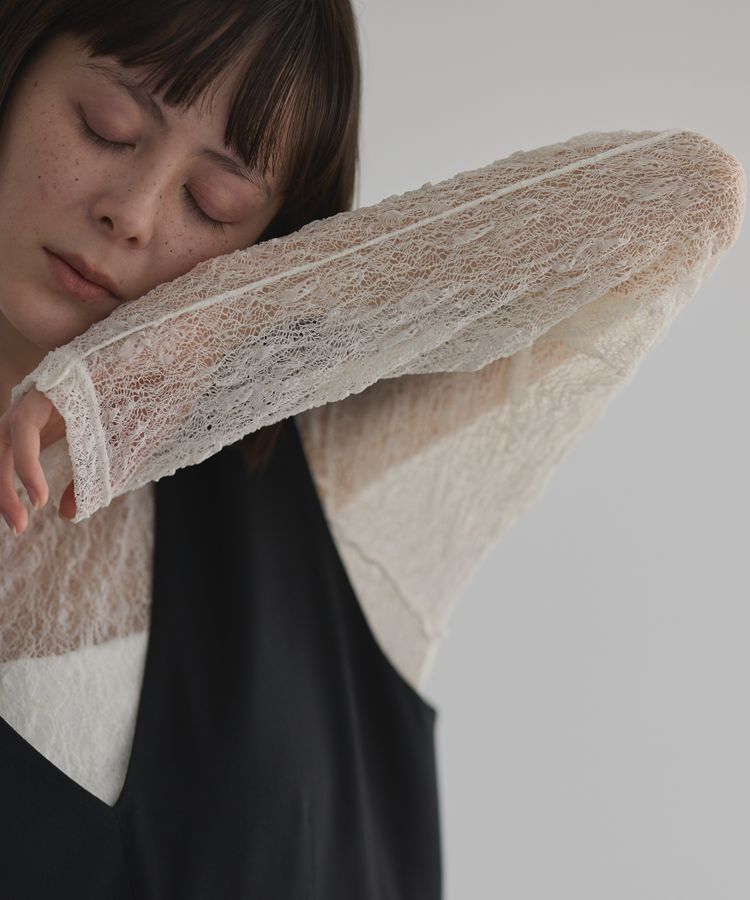 GARAGE OF GOOD CLOTHING「レースクルーネックプルオーバー」|Tシャツ・カットソー|