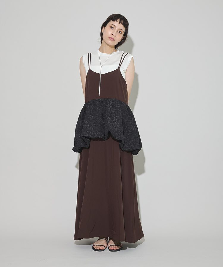 GARAGE OF GOOD CLOTHING「バルーンレイヤードワンピース」|ワンピース|