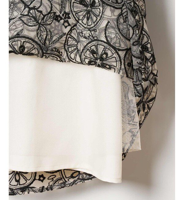 LOULOU WILLOUGHBY「【LOULOU WILLOUGHBY】フルーツチュールスカート」|スカート|