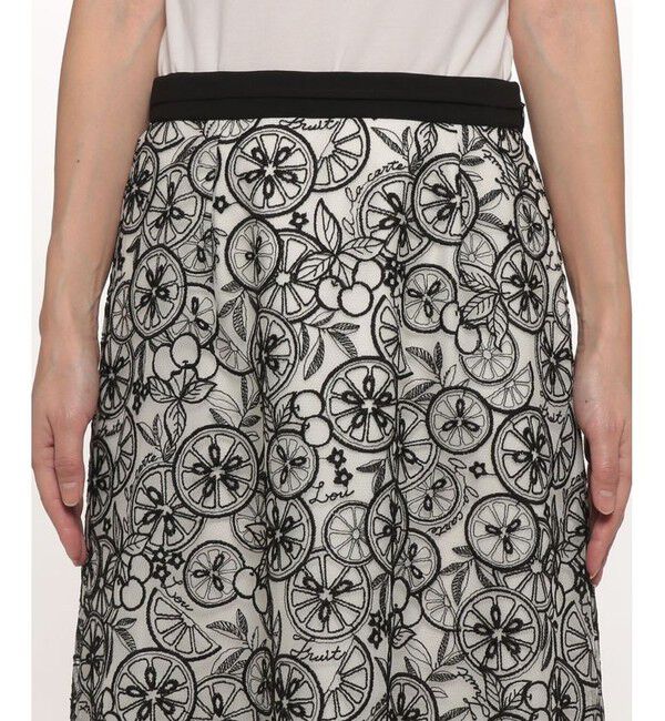 LOULOU WILLOUGHBY「【LOULOU WILLOUGHBY】フルーツチュールスカート」|スカート|