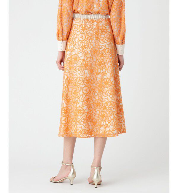 LOULOU WILLOUGHBY「【LOULOU WILLOUGHBY】フルーツチュールスカート」|スカート|