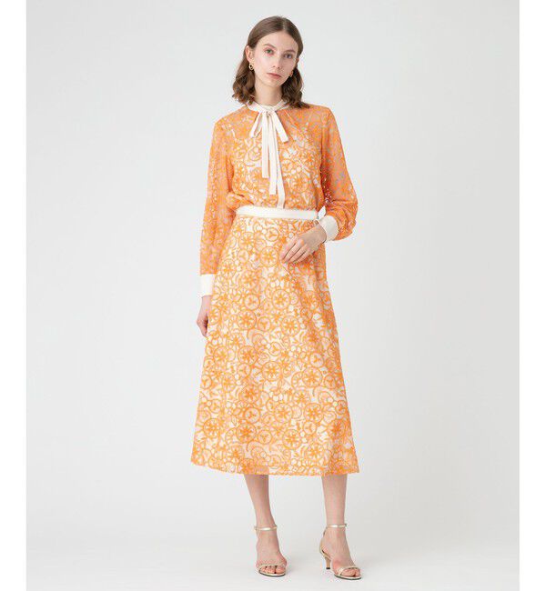 LOULOU WILLOUGHBY「【LOULOU WILLOUGHBY】フルーツチュールスカート」|スカート|