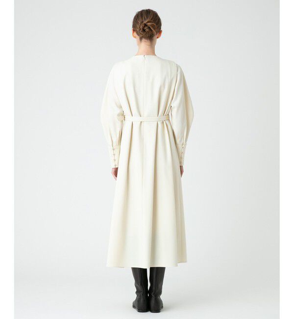 LOULOU WILLOUGHBY「【LOULOU WILLOUGHBY】ウールチノタックワンピース」|ワンピース|