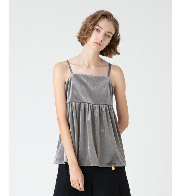 LOULOU WILLOUGHBY「【LOULOU WILLOUGHBY】ベロアキャミソール」|その他|