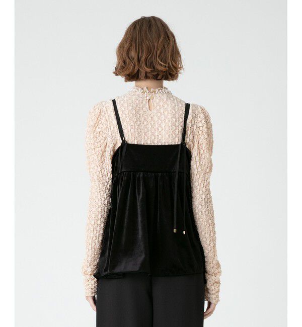 LOULOU WILLOUGHBY「【LOULOU WILLOUGHBY】ベロアキャミソール」|その他|