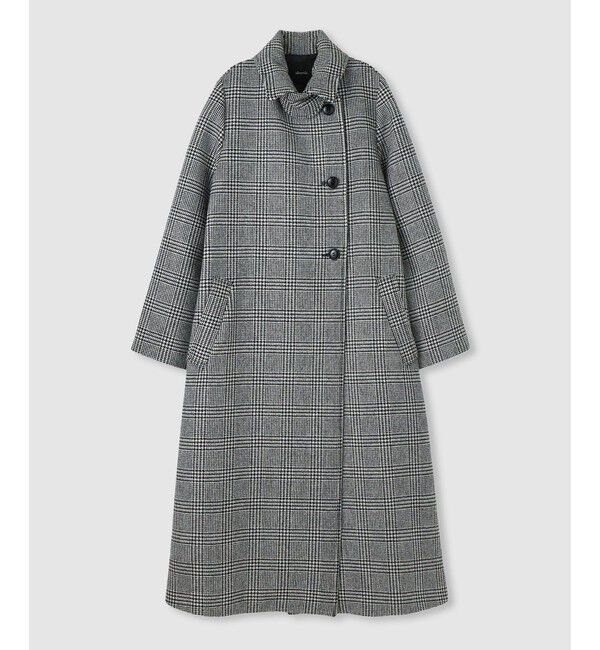 allureville「スプリットラグランロングコート」|ダッフルコート|