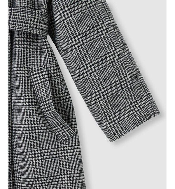 allureville「スプリットラグランロングコート」|ダッフルコート|