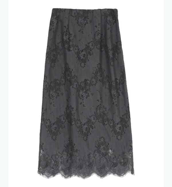 ur's「レースセミタイトスカート」|スカート|