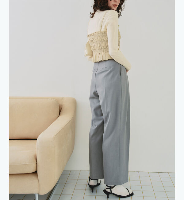 titivate「シャーリングフリルビスチェキャミソール」|キャミソール|