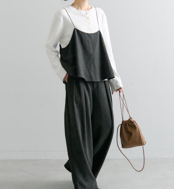  「【SET ITEM】パウダーツイルビスチェ+パンツセット」|その他|ブラック