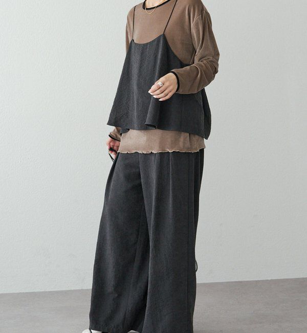  「【SET ITEM】パウダーツイルビスチェ+パンツセット」|その他|