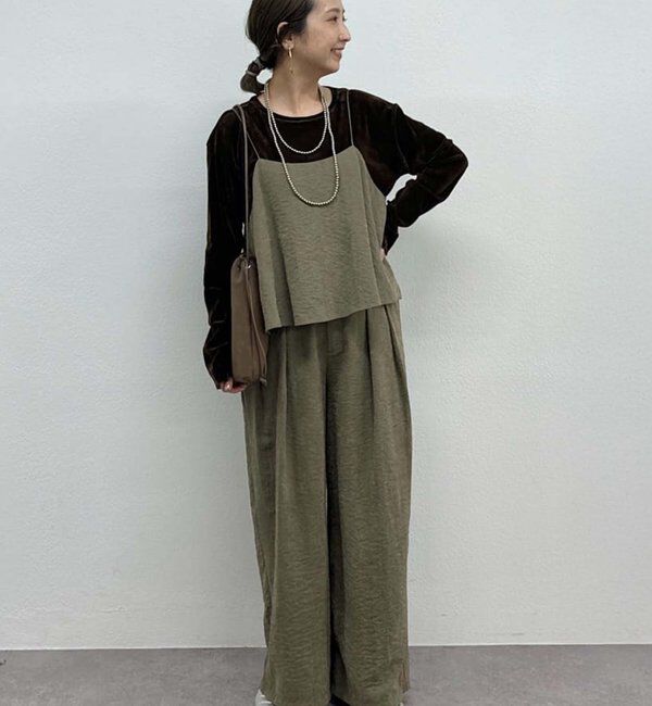  「【SET ITEM】パウダーツイルビスチェ+パンツセット」|その他|