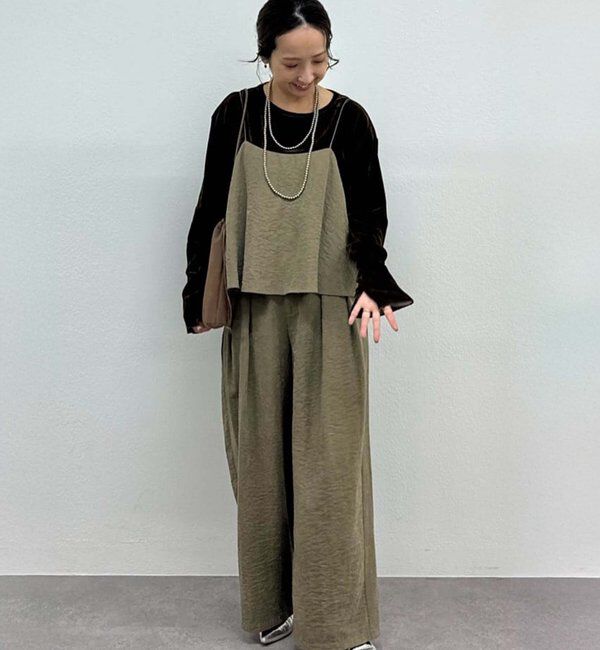  「【SET ITEM】パウダーツイルビスチェ+パンツセット」|その他|