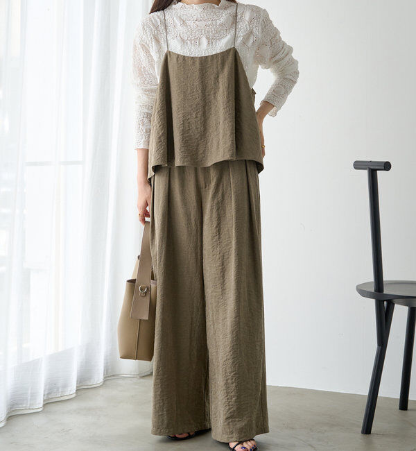  「【SET ITEM】パウダーツイルビスチェ+パンツセット」|その他|