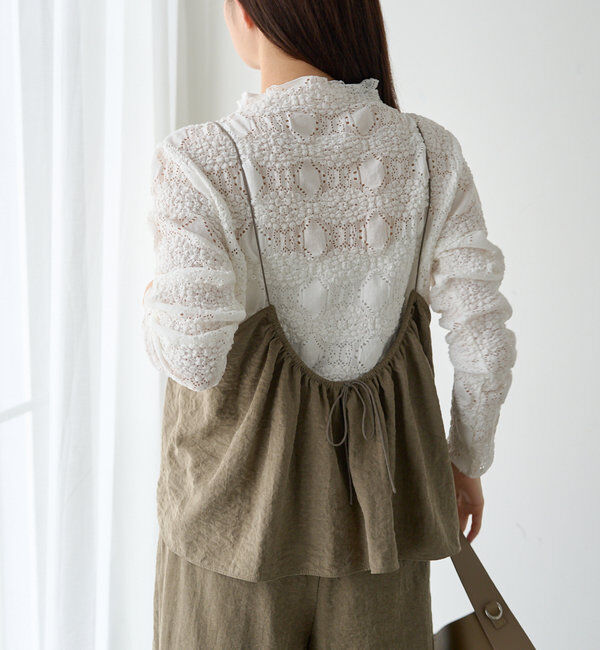  「【SET ITEM】パウダーツイルビスチェ+パンツセット」|その他|