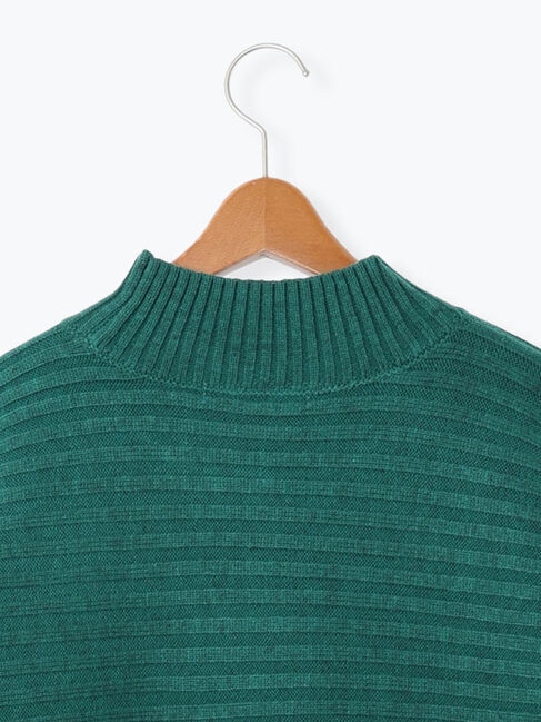 Lugnoncure「リブ切替ボトルネックニット」|ニット・セーター|