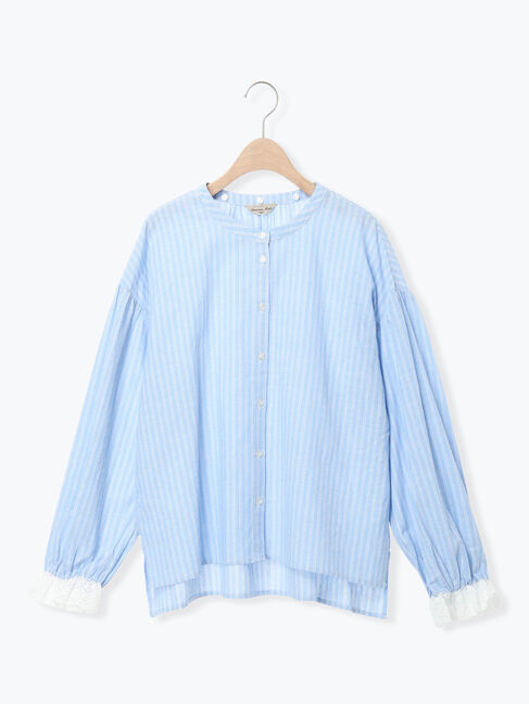 Samansa Mos2「【2WAY】レースBig襟取り外しブラウス」|シャツ・ブラウス|