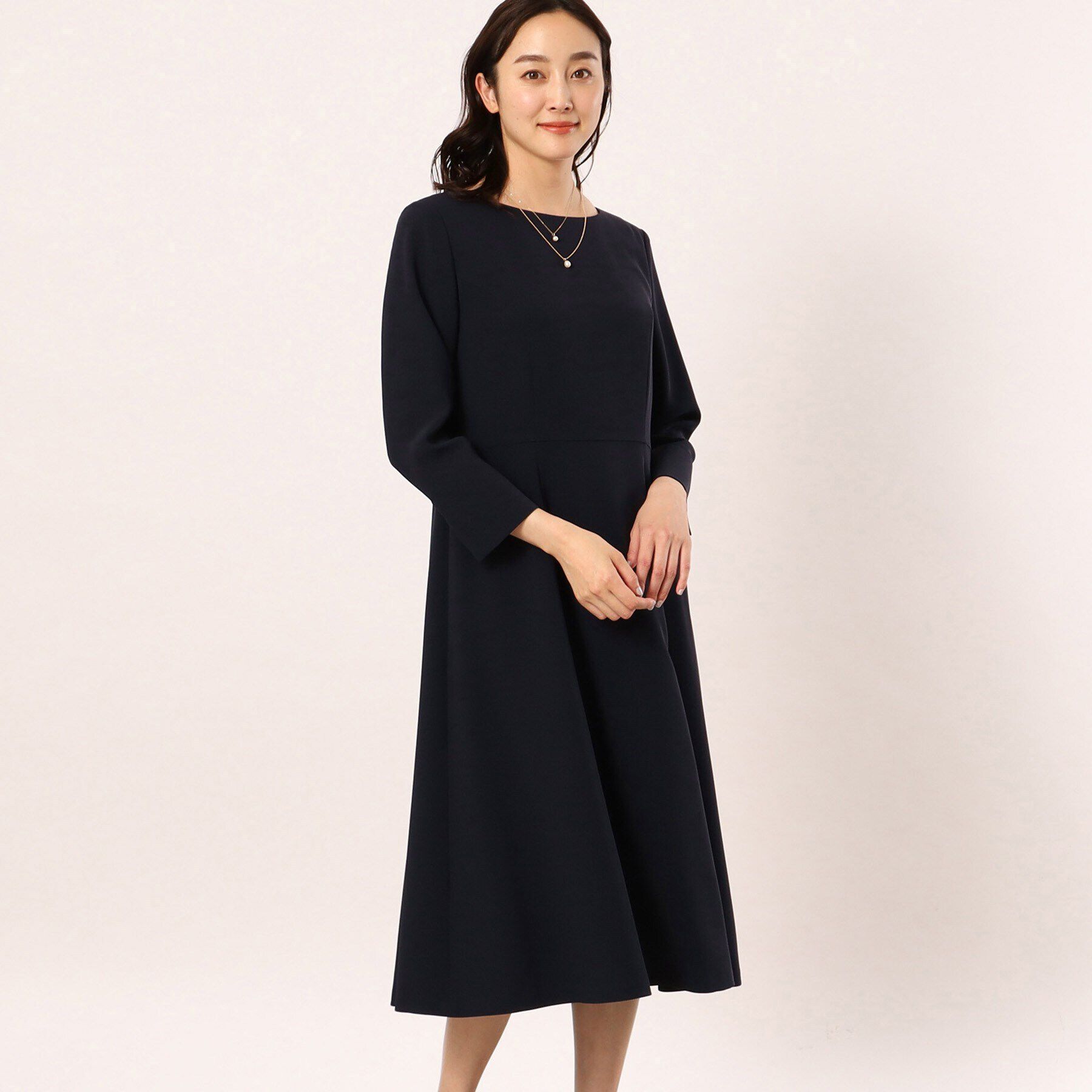 UNTITLED「トリアセエアクロスワンピース」|ワンピース|