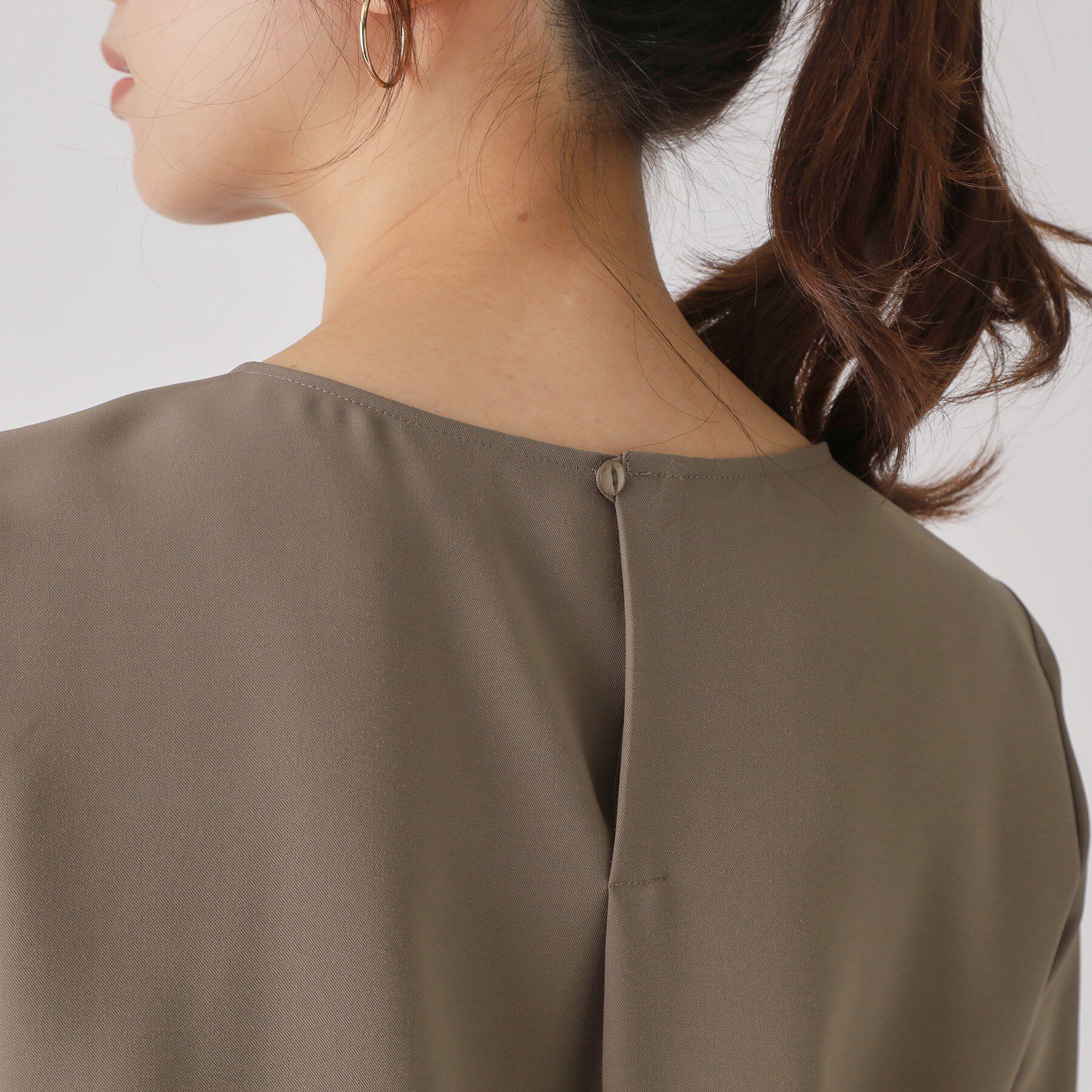 COUP DE CHANCE「【洗える／日本製／清涼感／セットアップ可】袖デザインブラウス」|シャツ・ブラウス|