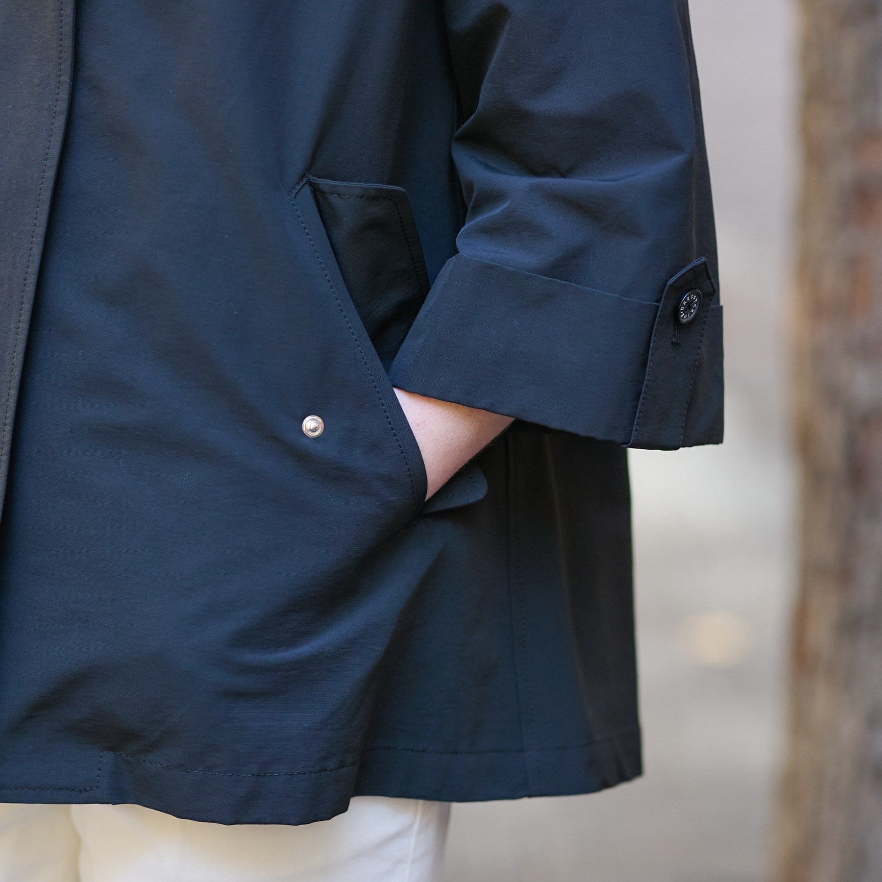 DRESSTERIOR「レインプルーフＡラインモッズパーカ」|ブルゾン・スタジャン|