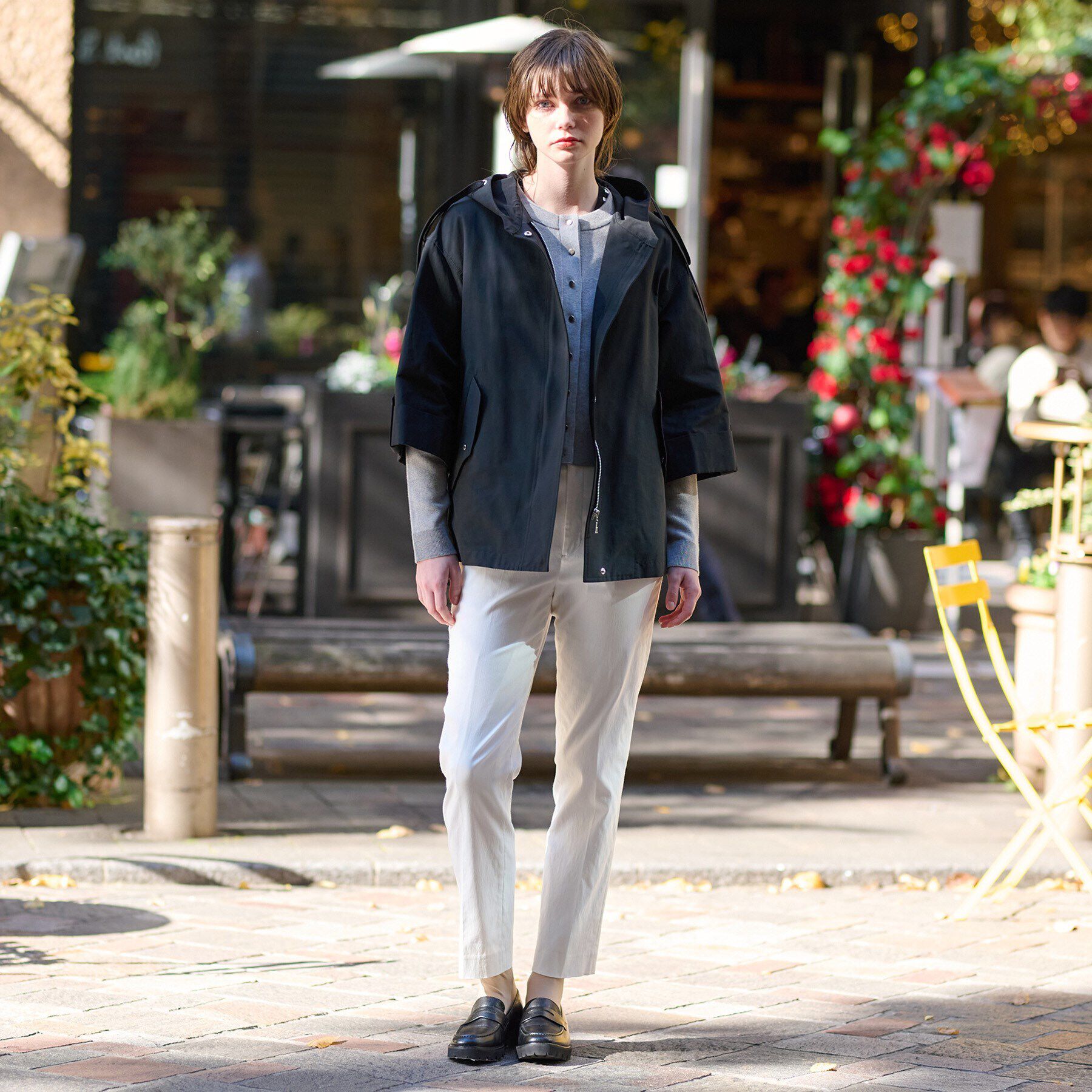 DRESSTERIOR「レインプルーフＡラインモッズパーカ」|ブルゾン・スタジャン|