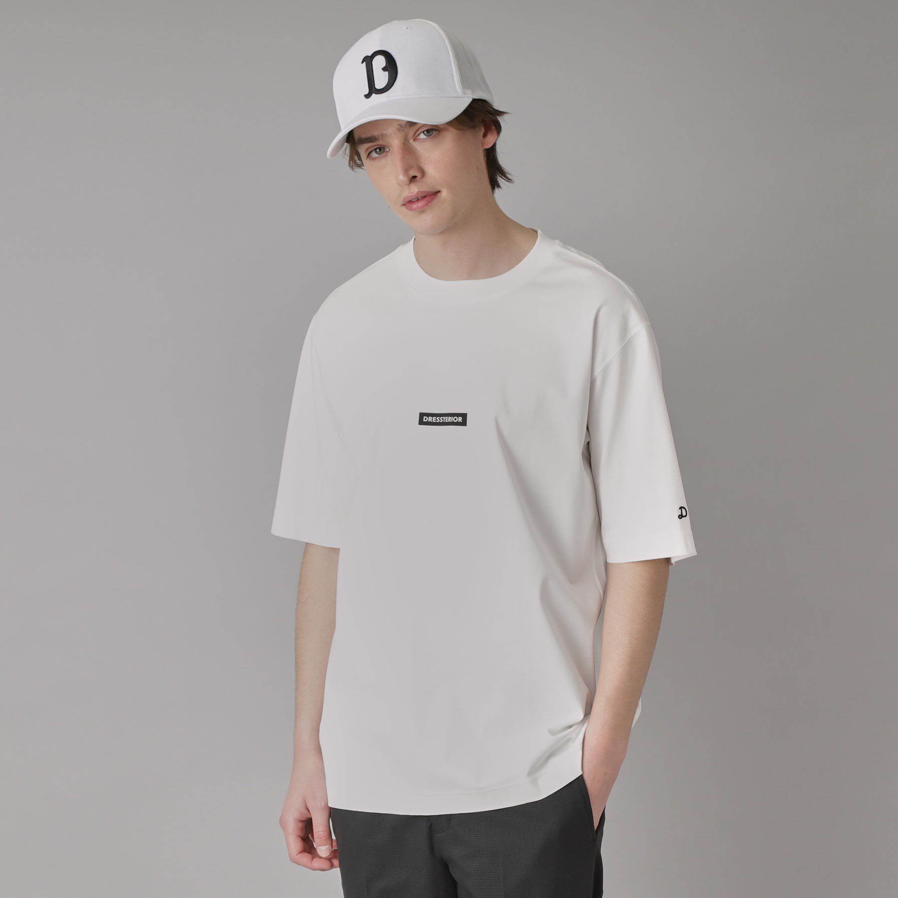 DRESSTERIOR「【接触冷感／抗菌防臭／消臭】ICE CLEAR COTTON NINEストリートTシャツ」|Tシャツ・カットソー|