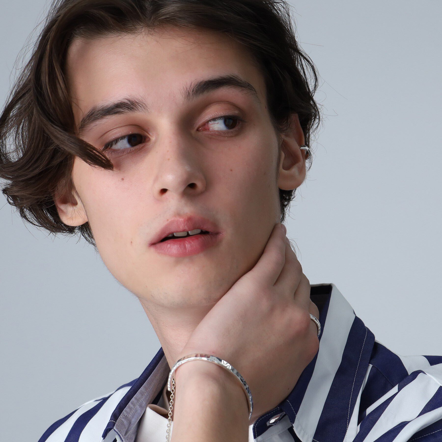 TAKEO KIKUCHI「【MADE IN JAPAN】スタージルコニアシルバーイヤーカフ」|ピアス|