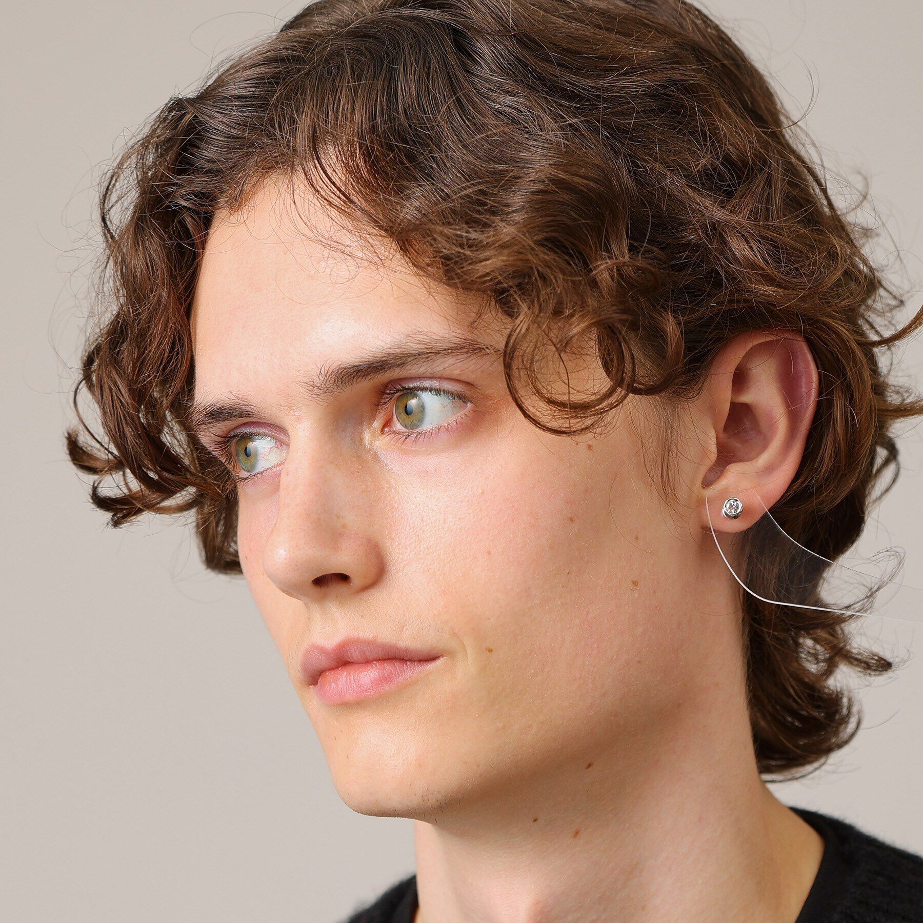 TAKEO KIKUCHI「アンビエント ウェーブ クリスタルピアス」|ピアス|