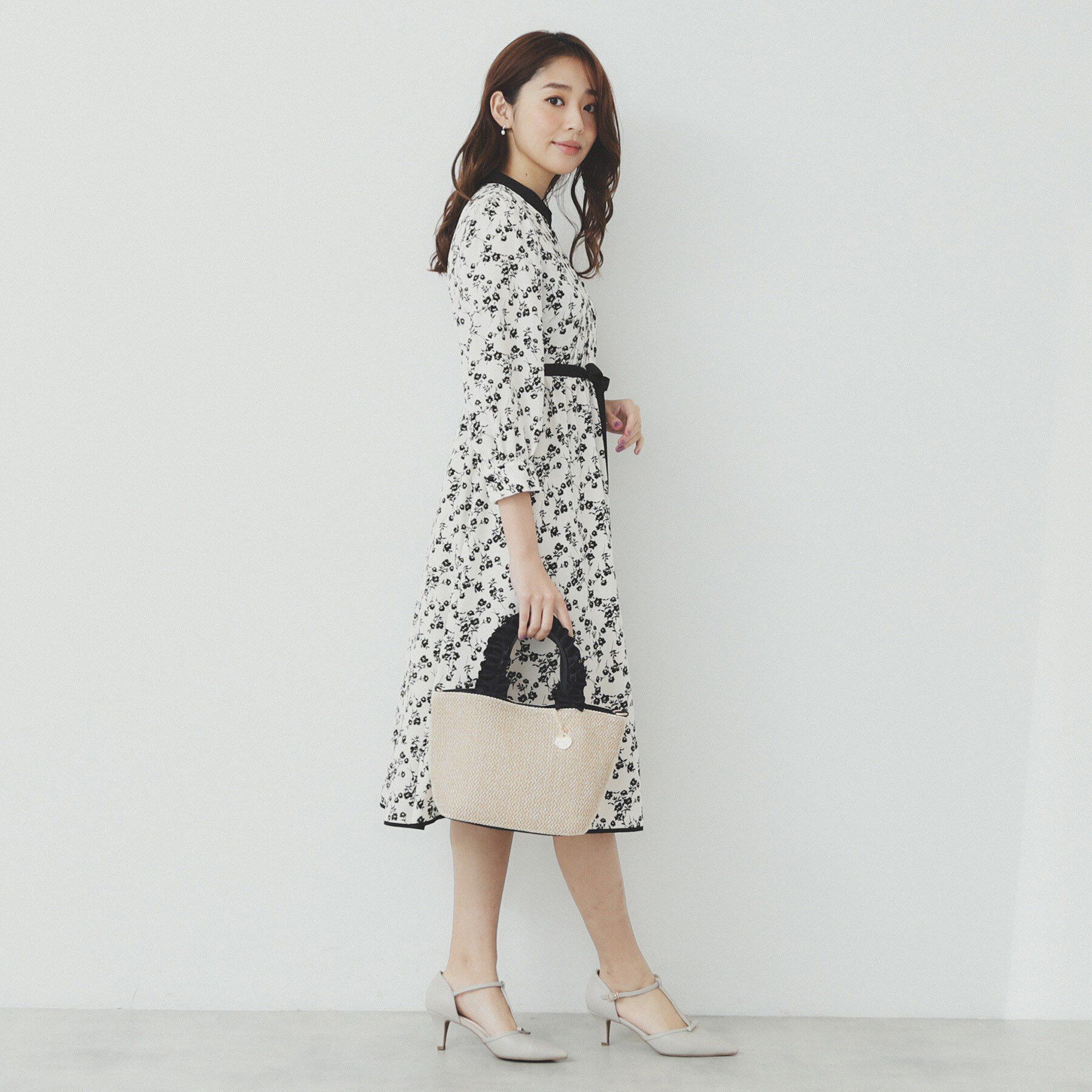 index「【2WAY】雑材フリル持ち手バッグ」|トートバッグ|