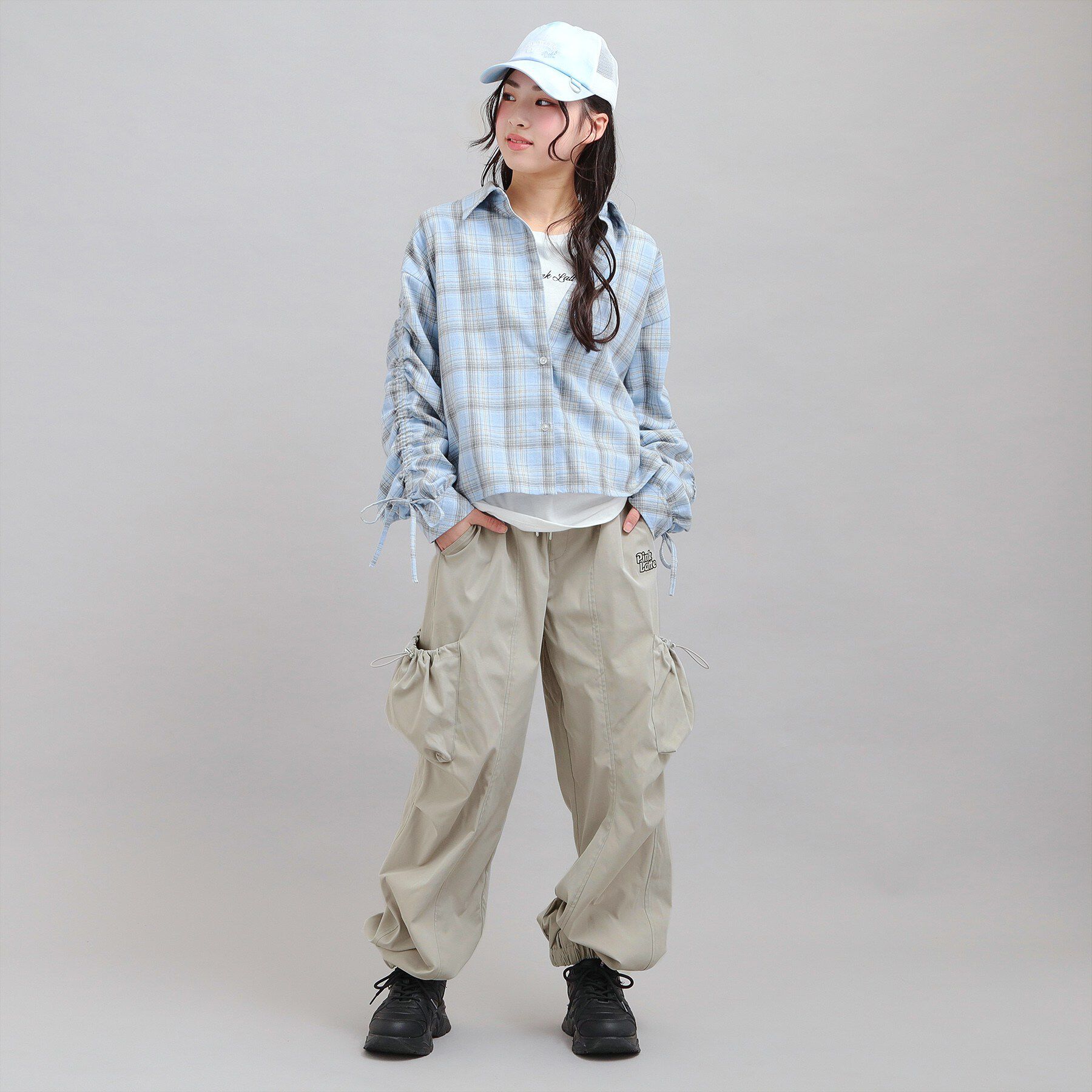 PINK-latte「ギャザーポケットパンツ」|その他|