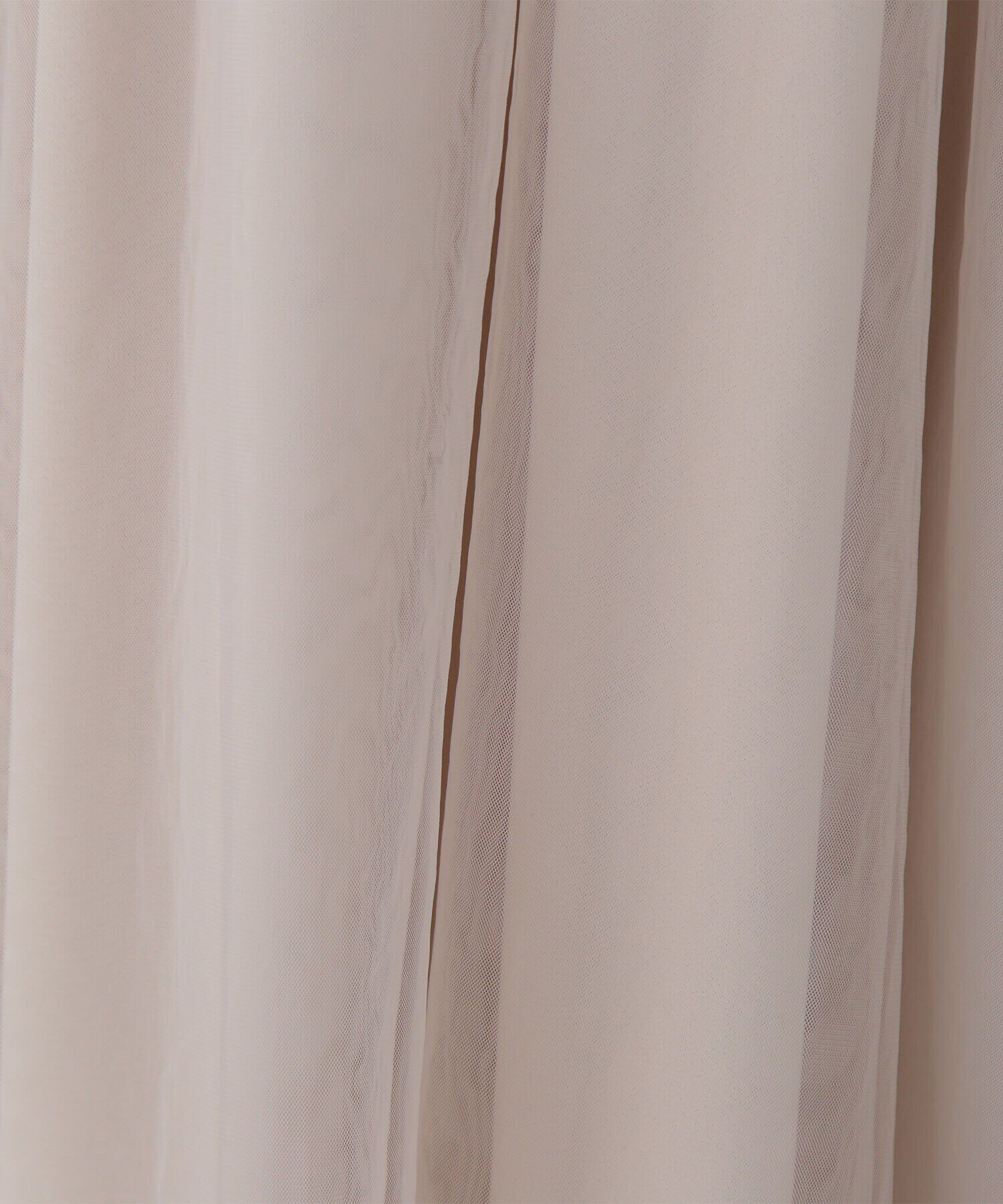  「ペプラムチュールニットワンピース」|ワンピース|