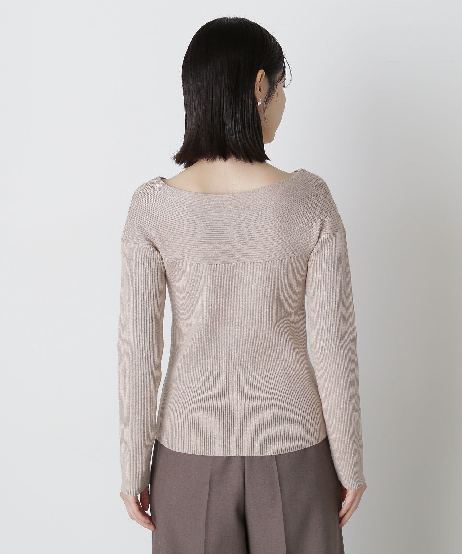  「デコルテラインリブニット　24AW」|ニット・セーター|