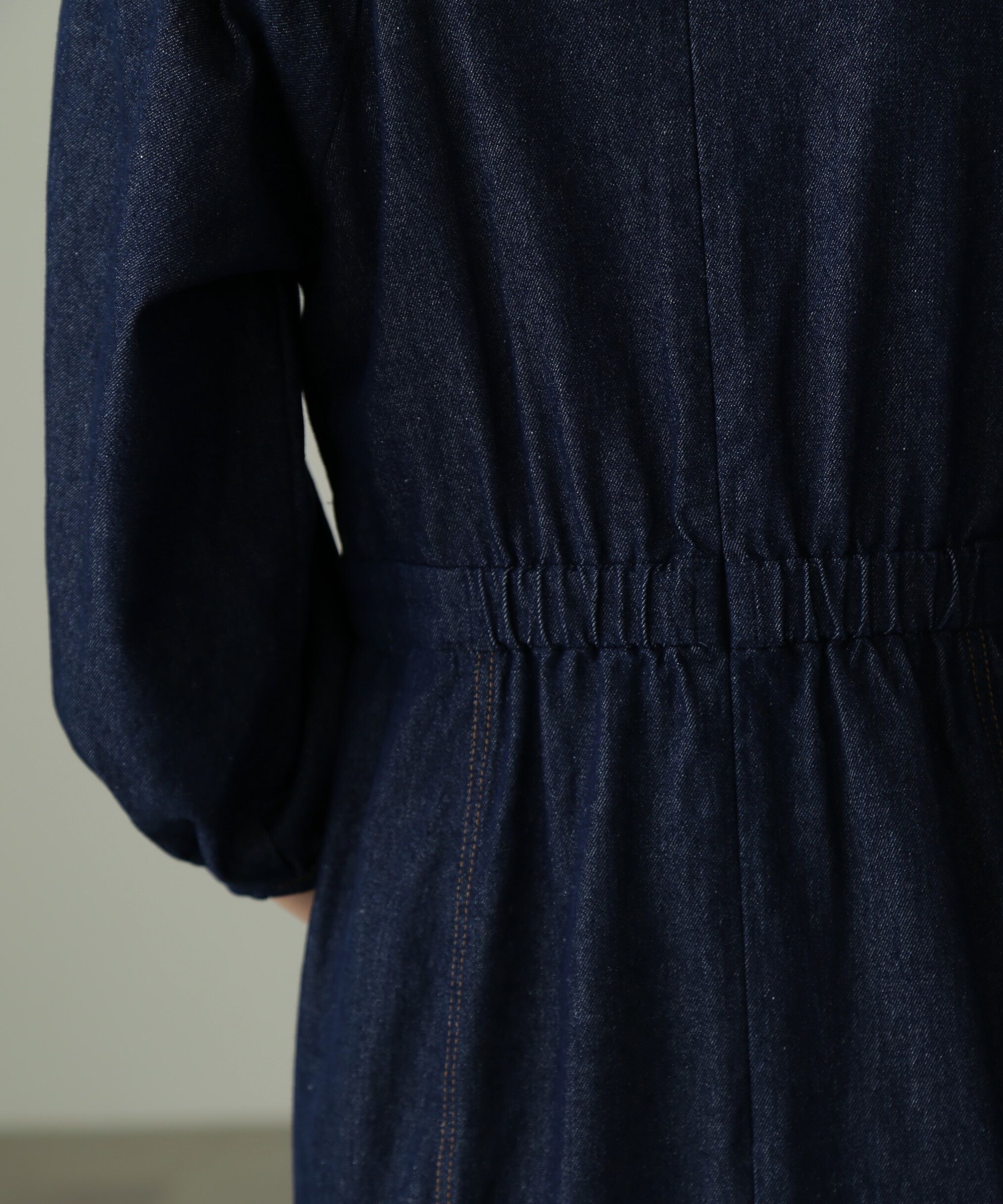  「パフスリーブマーメイドデニムワンピース」|ワンピース|