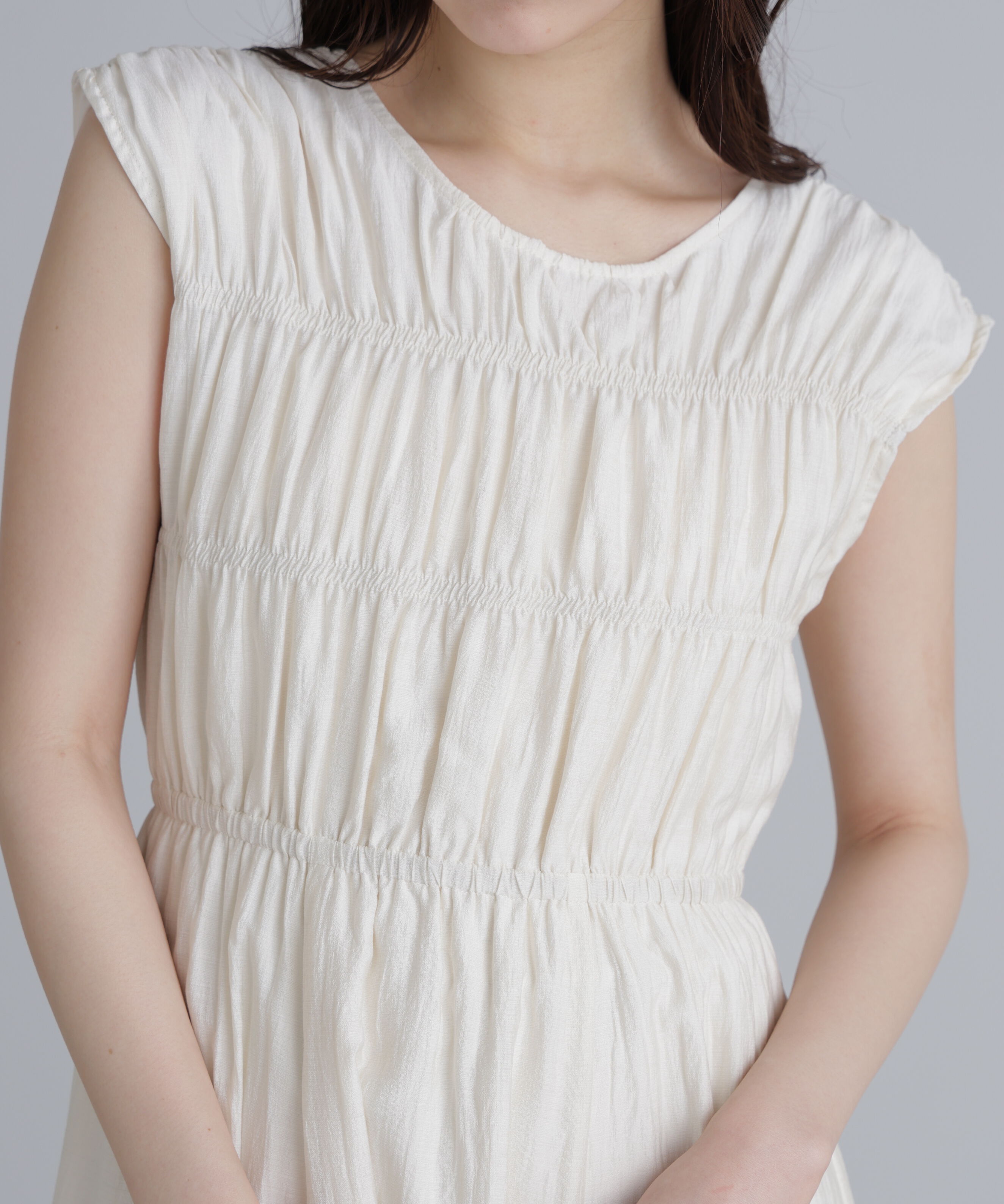  「シャーリングマキシワンピース」|ワンピース|