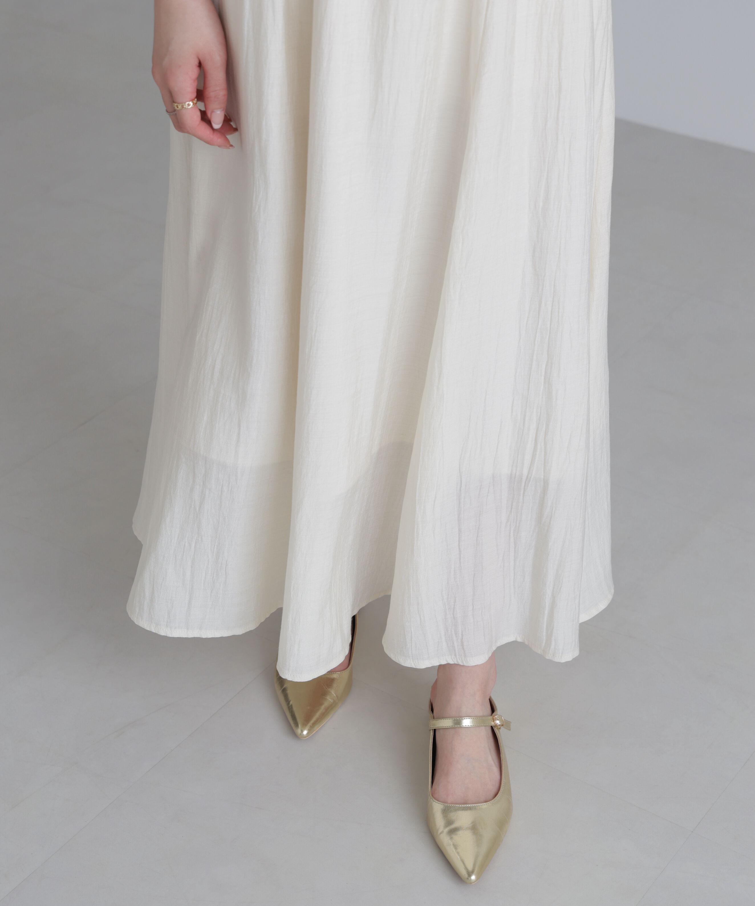  「シャーリングマキシワンピース」|ワンピース|