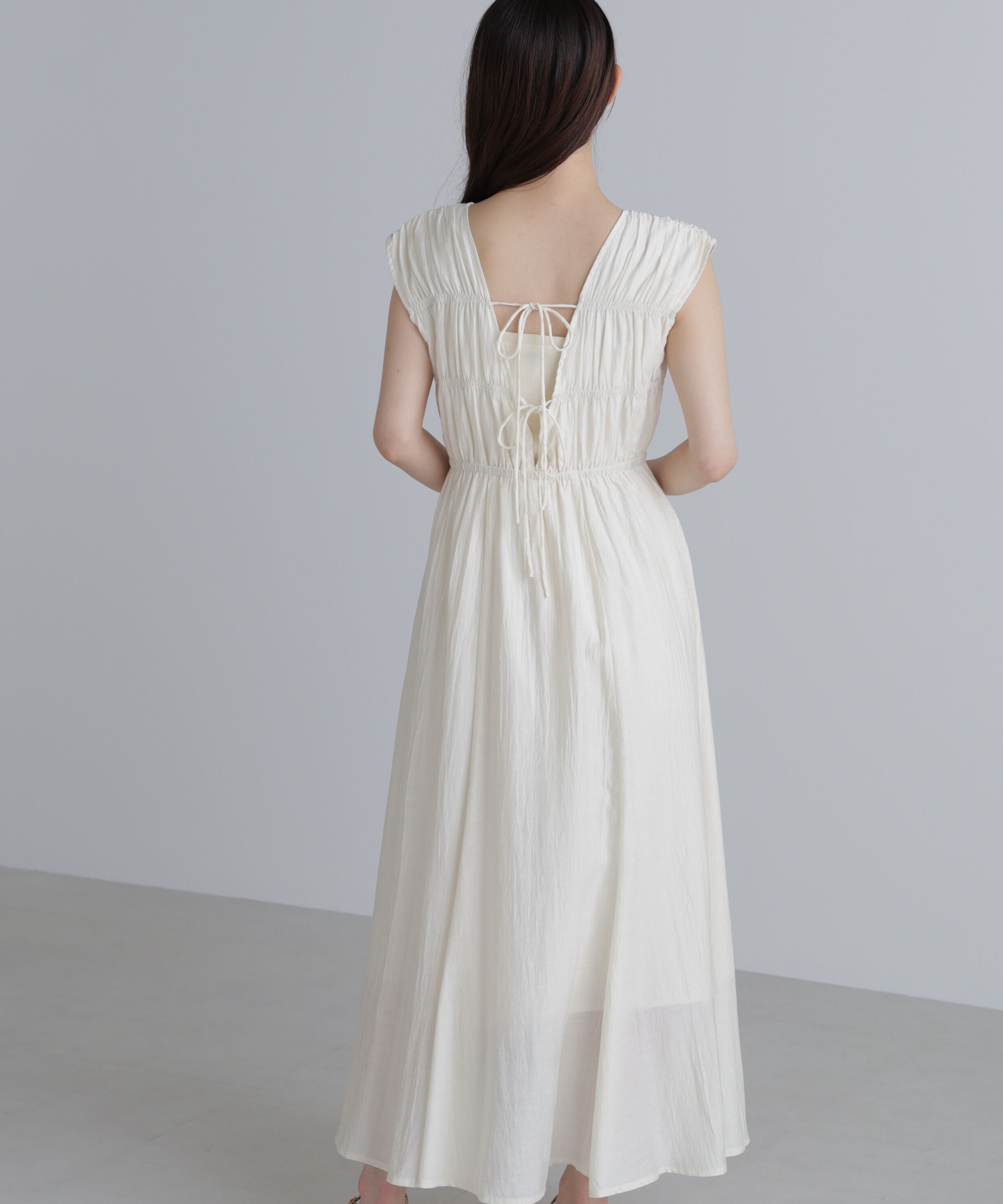  「シャーリングマキシワンピース」|ワンピース|