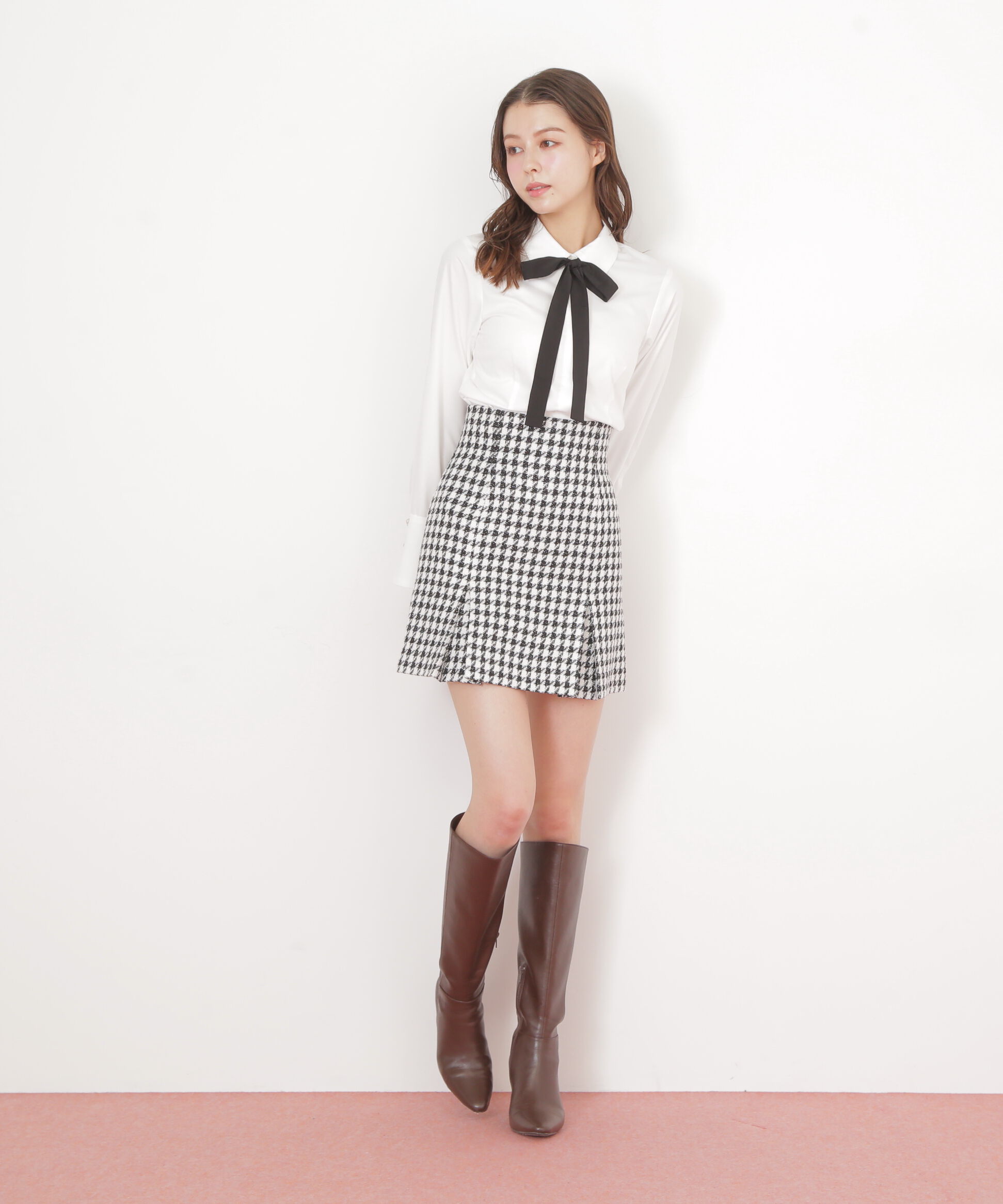  「リボンタイ付シャツ」|シャツ・ブラウス|