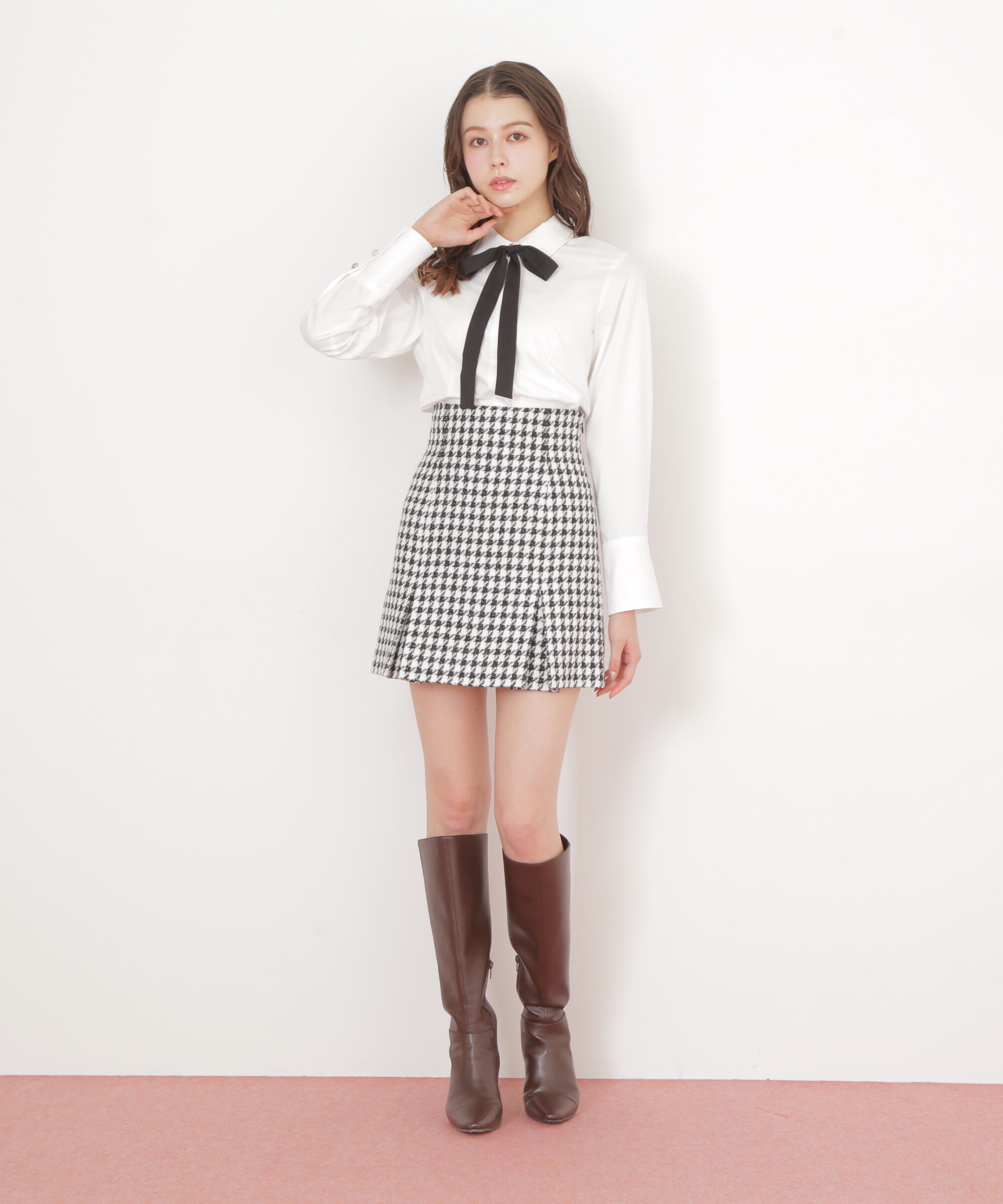  「リボンタイ付シャツ」|シャツ・ブラウス|